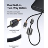 image:imageBaseus 25000mAh Power Bank CCC Certified 145W Laptop Portable Charger with Dual Builtin USBC Cables PD31 Fast Charging Battery Pack for MacBook ProAiriPhone 1716 Series Galaxy S25S24Black
