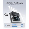 image:imageBaseus 25000mAh Power Bank CCC Certified 145W Laptop Portable Charger with Dual Builtin USBC Cables PD31 Fast Charging Battery Pack for MacBook ProAiriPhone 1716 Series Galaxy S25S24Black