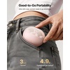 image:imageBaseus Bowie MC2 Air Open Ear Clipon Earbuds CloudComfort Air Cushions for Workout Running 11mm Drivers Super Bass 20 IP67 Waterproof 40H Playtime Flexible Secure Fit EarbudsPink