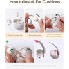 image:imageBaseus Bowie MC2 Open Ear Clip On Earbuds CloudComfort 20 WrapAround Design LDAC HiRes Audio Bluetooth 60 55H Playtime 4Mic AI Clear Call IP67 Waterproof for Running Gym WorkoutsBlack