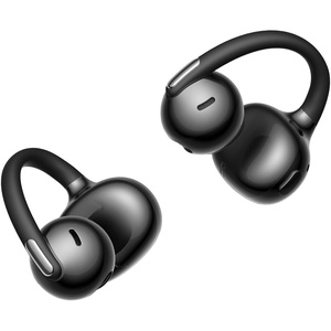 image:imageBaseus Bowie MC2 Air Open Ear Clipon Earbuds CloudComfort Air Cushions for Workout Running 11mm Drivers Super Bass 20 IP67 Waterproof 40H Playtime Flexible Secure Fit EarbudsBlack