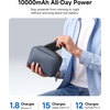 image:imageBaseus 10000mAh 45W Portable Charger Builtin Cable amp5W Apple Watch Charger  Travel Compact Power Bank Compatible with iPhone 171615141312 Apple Watch iPad amp MacBook for Daily TripBlack