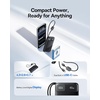 image:imageBaseus 45W Ultra Slim 10000mAh Power Bank Builtin USBC Cables CCC Certified Portable Charger Travel Essential Fast Charging Pocket Size Phone Battery Pack for iPhone 17 16 Samsung S25 S24 iPadDeep Black