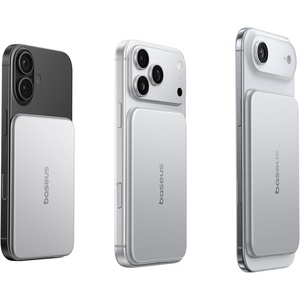 image:imageBaseus Picogo AM71 Ultra Slim 10000mAh Qi22 Power Bank 25W Wireless  Magnetic Portable Charger 30W USBC Fast Charging 058 slim Travel Essential for iPhone 1716151413 SeriesSilver