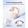 image:imageBaseus Bass BC1 Open Ear Earbuds ClipOn Headphones OpenRing Comfort with TriCurve Snug Clip Powerful Sound with SuperBass 4Mic Clear Calls IP55 Waterproof 38H PlaytimePink