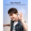 image:imageBaseus Bass BC1 Open Ear Earbuds ClipOn Headphones OpenRing Comfort with TriCurve Snug Clip Powerful Sound with SuperBass 4Mic Clear Calls IP55 Waterproof 38H PlaytimeSpace Black