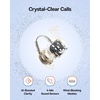 image:imageBaseus Bass BC1 Open Ear Earbuds ClipOn Headphones OpenRing Comfort with TriCurve Snug Clip Powerful Sound with SuperBass 4Mic Clear Calls IP55 Waterproof 38H PlaytimeStarlight White