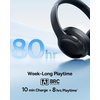 image:imageBaseus Bass BH1 Lite Bluetooth Headphones Over Ear SuperBass 80H PlaytimeAI ENC Clear Calls Comfortable Fit Smart App Control Bluetooth 60 Foldable Lightwight Headset for Travel Cosmic Black