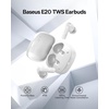 image:imageBaseus E20 True Wireless Earbuds 12mm Drivers with Powerful Bass 33H Long Playtime IPX5 WaterResistant 2 ENC Mics for Clear Calls Bluetooth 53 Headphones inEar Ear Buds