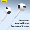 image:imageBaseus Encok 35mm lateral inEar Wired Earphone H17 WhiteErgonomic
