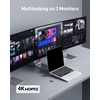 image:imageBaseus Laptop Docking Station 4K Multitasking Docking Station with 2 HDMIDP PD 3 USBA RJ45 Audio TFSD Card Reader USB Hub Compatible for MacBookDellHPSurfaceLenovo
