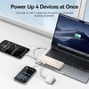 image:imageBaseus Portable Charger with Built in Cable 100W Laptop Power Bank 20000mAh Bundle with Laptop Docking Station 4K Multitasking Docking Station with 2 HDMIDP PD 3 USBA RJ45 Audio