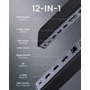 image:imageBaseus Spacemate Pro 15 in 1 Docking Station Dual Monitor 160W Max Output