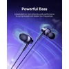 image:imageBaseus Wired Headphones 35mm Bass Universal Stereo Headphones Noise Isolating Headphones Compatible with MacBook Pro 2023 Mac Studio PS4PS5 MP34 with Aux Port Encok HZ11 WhiteBlack