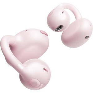 image:imageBaseus Bass BC1 Open Ear Earbuds ClipOn Headphones OpenRing Comfort with TriCurve Snug Clip Powerful Sound with SuperBass 4Mic Clear Calls IP55 Waterproof 38H PlaytimePink
