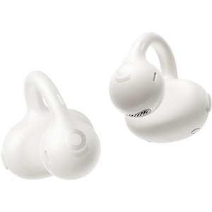 image:imageBaseus Bass BC1 Open Ear Earbuds ClipOn Headphones OpenRing Comfort with TriCurve Snug Clip Powerful Sound with SuperBass 4Mic Clear Calls IP55 Waterproof 38H Playtime Lightweight